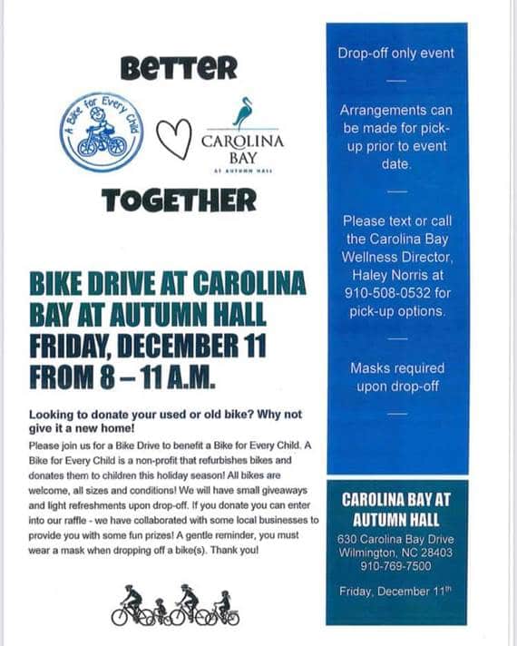 Bike Drive Information Flyer