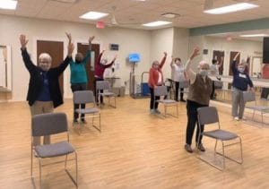 Wellness Wednesday with our residents