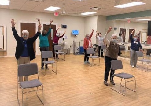 Wellness Wednesday with our residents