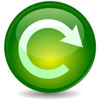 Tech Tuesday Green circle with arrow