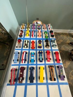 Pinewood Derby Lineup